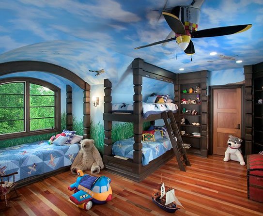 Boys bedroom ceiling fan