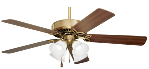 Emerson Ceiling Fans CF711AB Pro Series II Indoor Ceiling Fan With Light, 50-Inch Blades, Antique Brass Finish