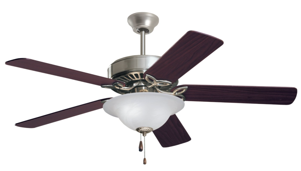 Emerson Ceiling Fans CF712BS Pro Series Indoor Ceiling Fan With Light, 50-Inch Blades, Brushed Steel Finish