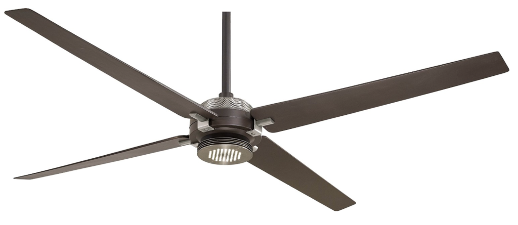 Minka-Aire F726-ORB:BN, Spectre Oil-Rubbed Bronze 60%22 Ceiling Fan w: Light - Remote Control