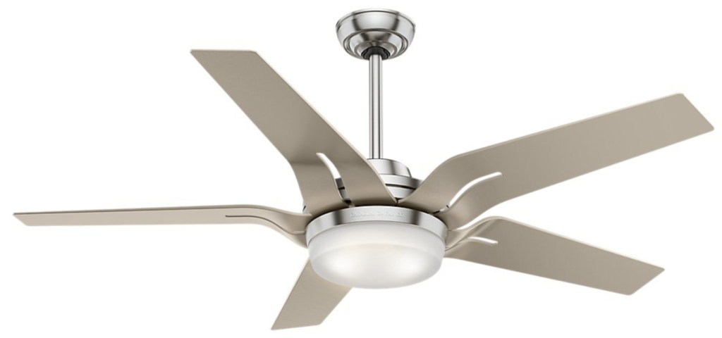 Casablanca Fan Company 59197 56 Inch Correne Indoor Ceiling Fan with Remote, Medium, Brushed Nickel