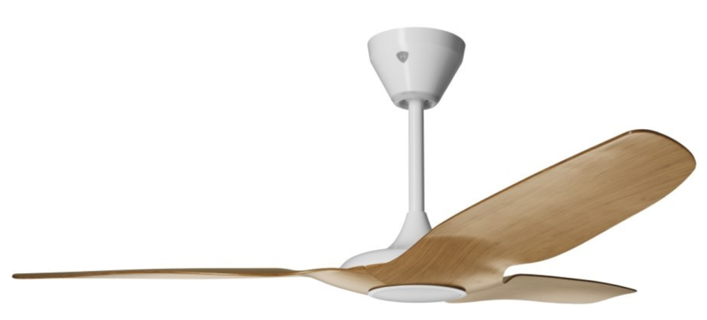 Haiku Home HK52CW L Series Indoor:Outdoor Wi-Fi Enabled 52 Inch Ceiling Fan with LED Light, Works with Alexa, Caramel:White