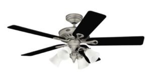 Hunter Westbury 4-Light 54-Inch 5 Black Light Cherry Blades Ceiling Fan